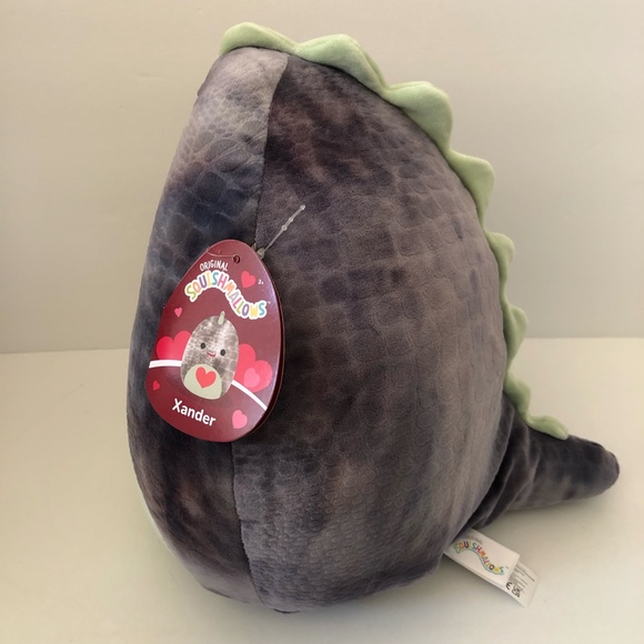 Squishmallows Valentine's Day Xander 12" T-Rex Dinosaur Plush Animal 2023 - NWT - Picture 3 of 12